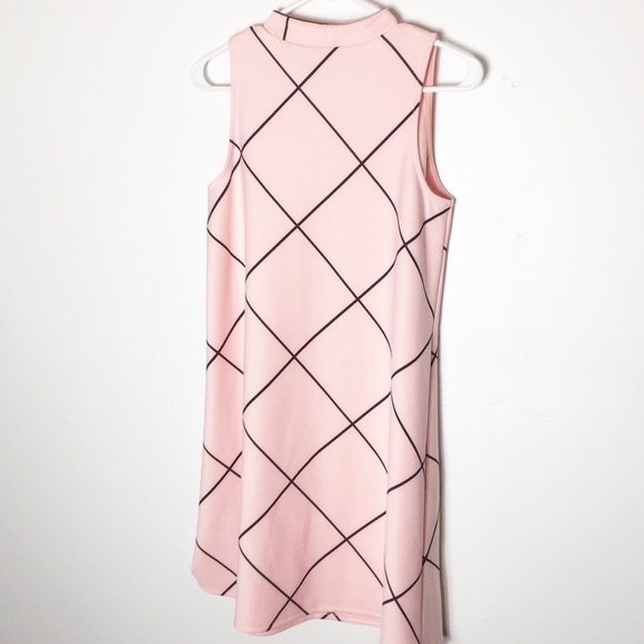 Tiana B. Pink Black Sleeveless Mini Dress C3 - Picture 2 of 7